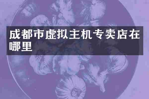 成都市虚拟主机专卖店在哪里