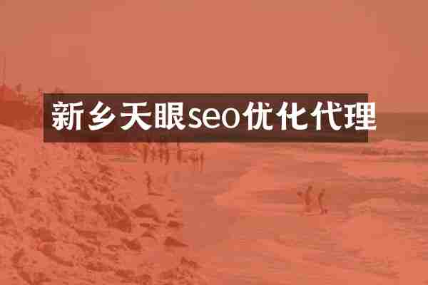 新乡天眼seo优化代理