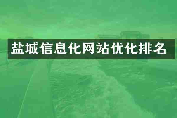 盐城信息化网站优化排名