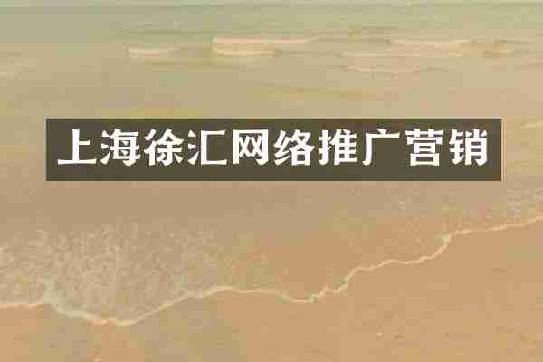上海徐汇网络推广营销