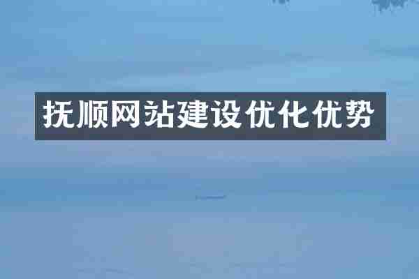 抚顺网站建设优化优势