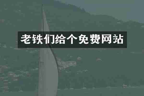 老铁们给个免费网站