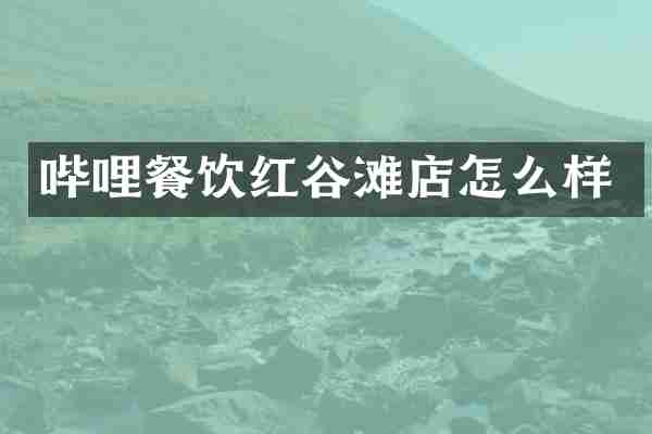 哔哩餐饮红谷滩店怎么样