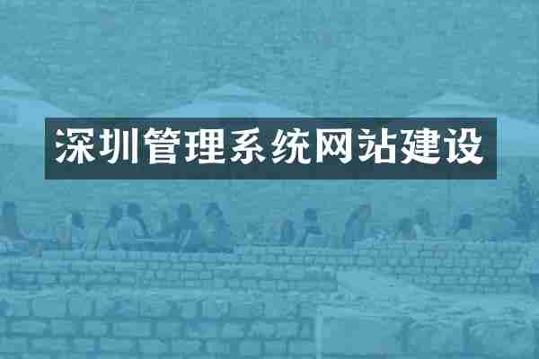 深圳管理系统网站建设