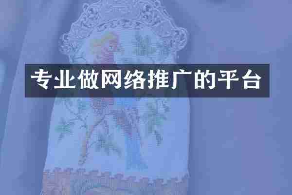 专业做网络推广的平台