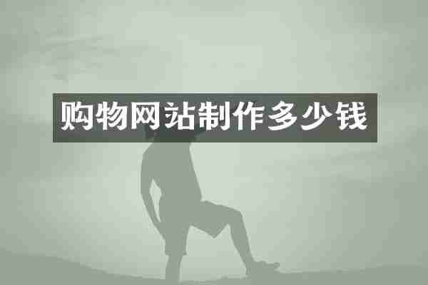 购物网站制作多少钱