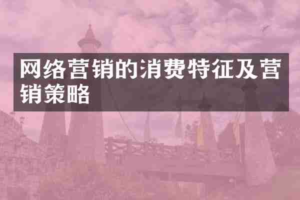 网络营销的消费特征及营销策略