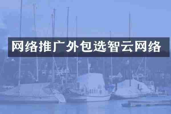 网络推广外包选智云网络
