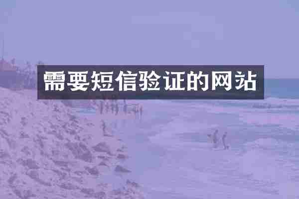 需要短信验证的网站