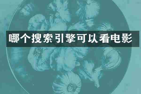 哪个搜索引擎可以看电影