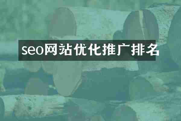 seo网站优化推广排名
