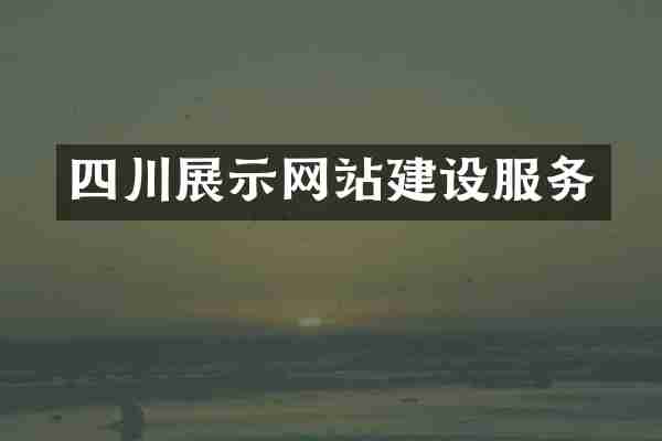 四川展示网站建设服务