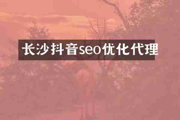 长沙抖音seo优化代理