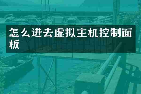 怎么进去虚拟主机控制面板
