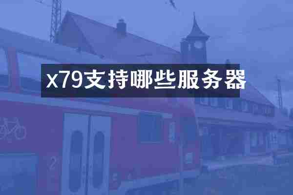 x79支持哪些服务器