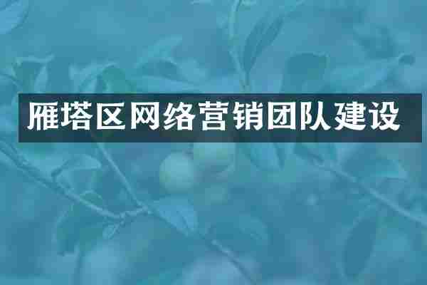 雁塔区网络营销团队建设