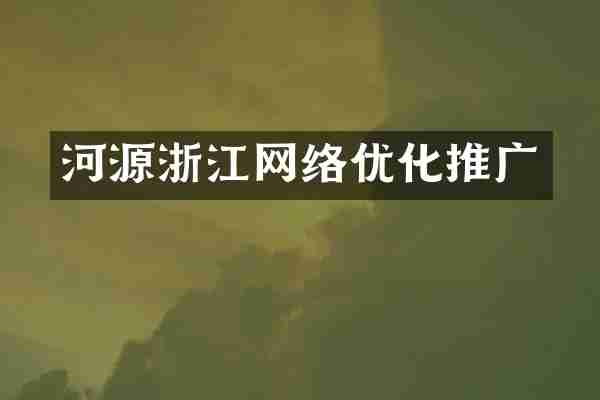 河源浙江网络优化推广
