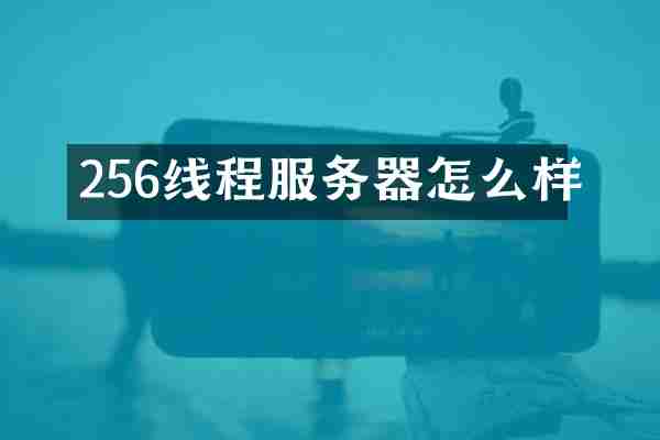 256线程服务器怎么样