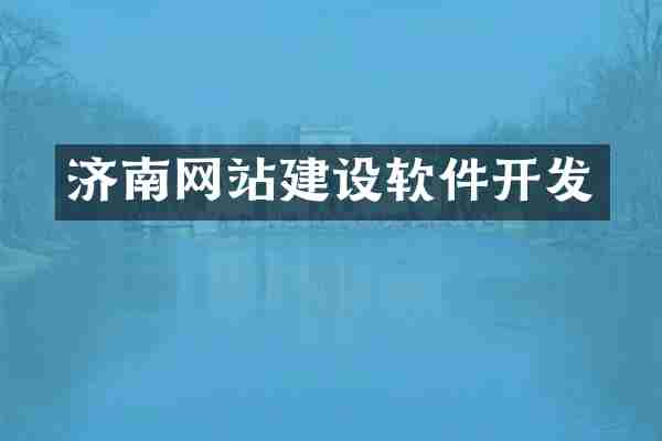 济南网站建设软件开发