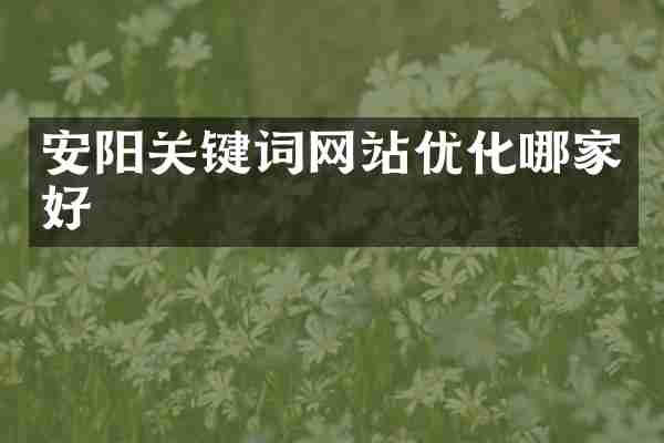 安阳关键词网站优化哪家好