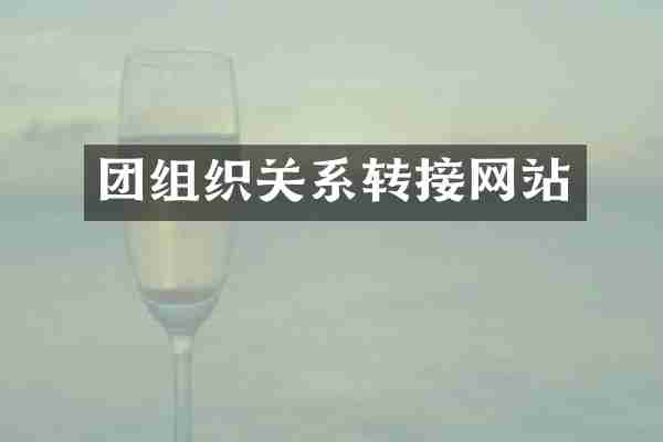 团组织关系转接网站