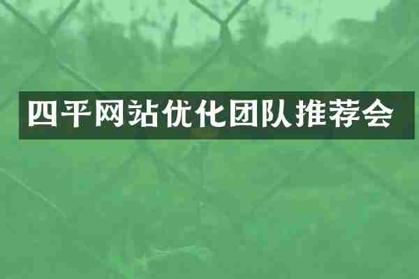 四平网站优化团队推荐会