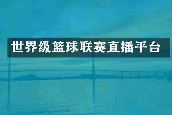 世界级篮球联赛直播平台