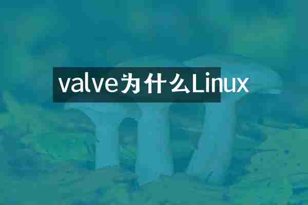 valve为什么Linux