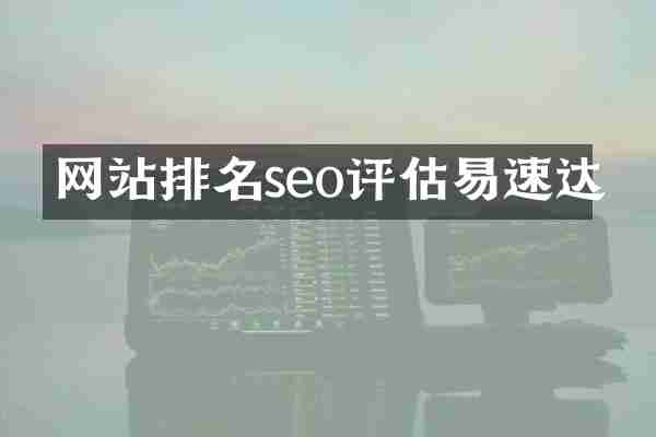 网站排名seo评估易速达
