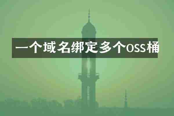 一个域名绑定多个oss桶