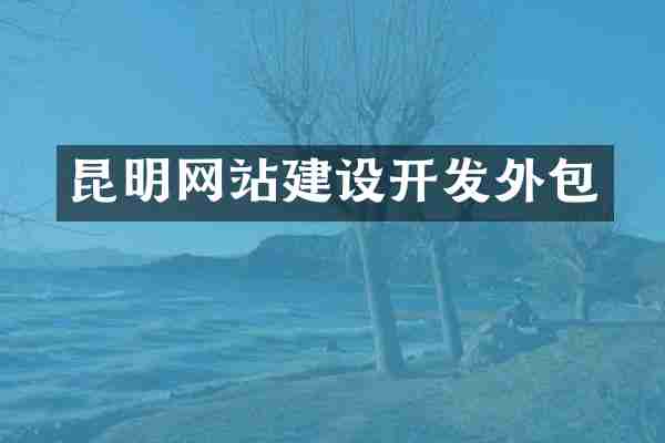 昆明网站建设开发外包