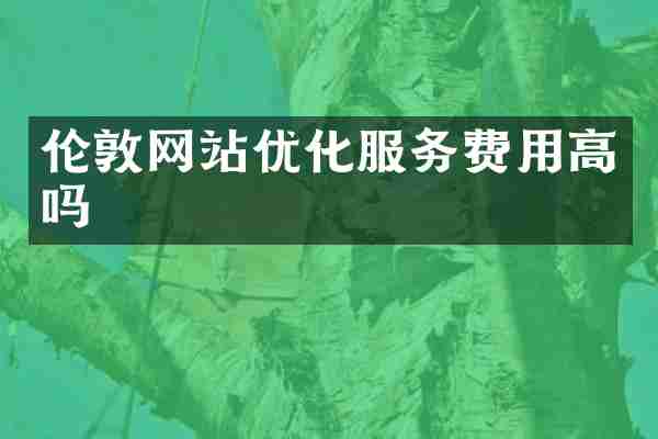 伦敦网站优化服务费用高吗