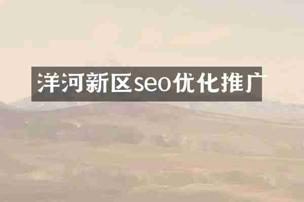 洋河新区seo优化推广