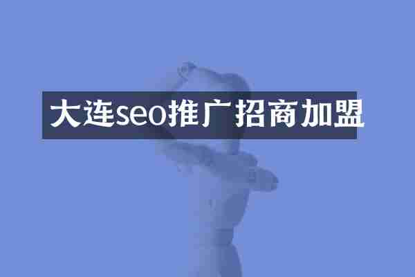 大连seo推广招商加盟