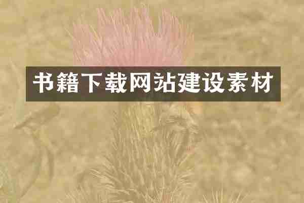书籍下载网站建设素材