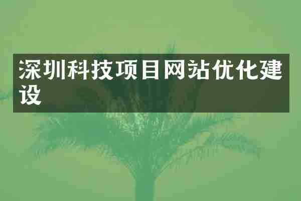深圳科技项目网站优化建设