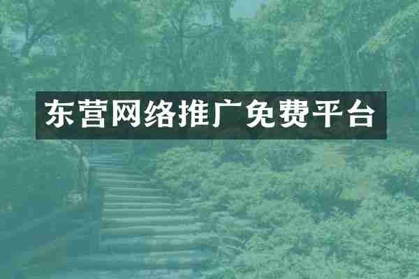 东营网络推广免费平台