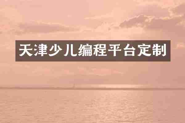 天津少儿编程平台定制