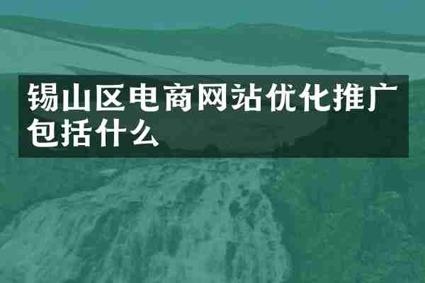 锡山区电商网站优化推广包括什么