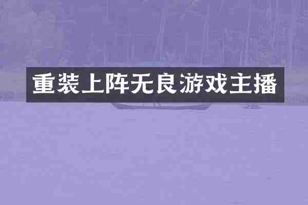 重装上阵无良游戏主播