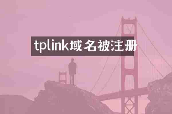 tplink域名被注册