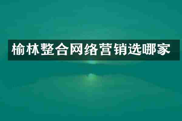 榆林整合网络营销选哪家