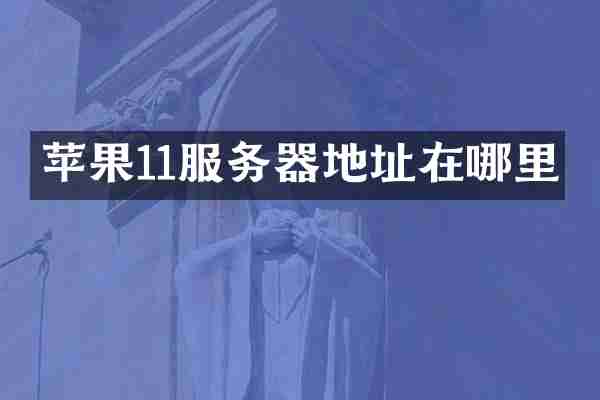 苹果11服务器地址在哪里