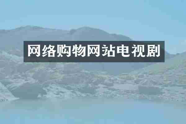 网络购物网站电视剧