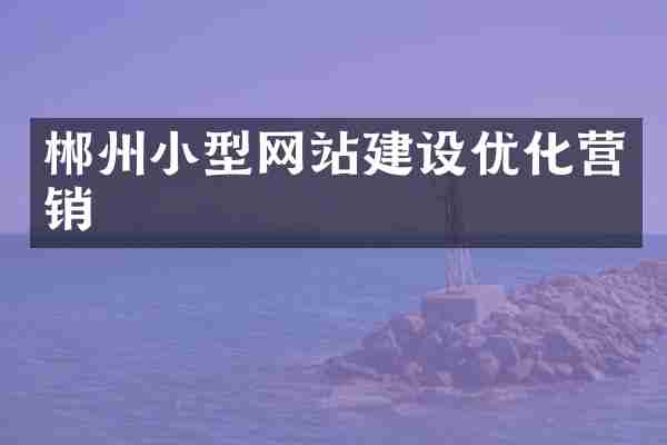 郴州小型网站建设优化营销