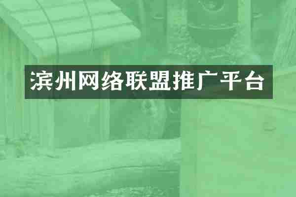 滨州网络联盟推广平台