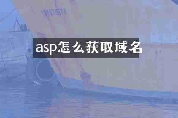 asp怎么获取域名