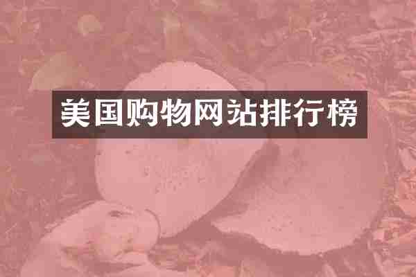 美国购物网站排行榜