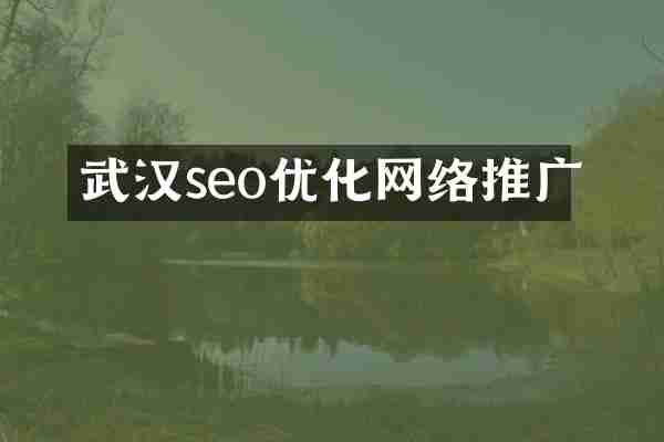 武汉seo优化网络推广