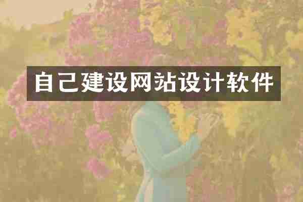 自己建设网站设计软件